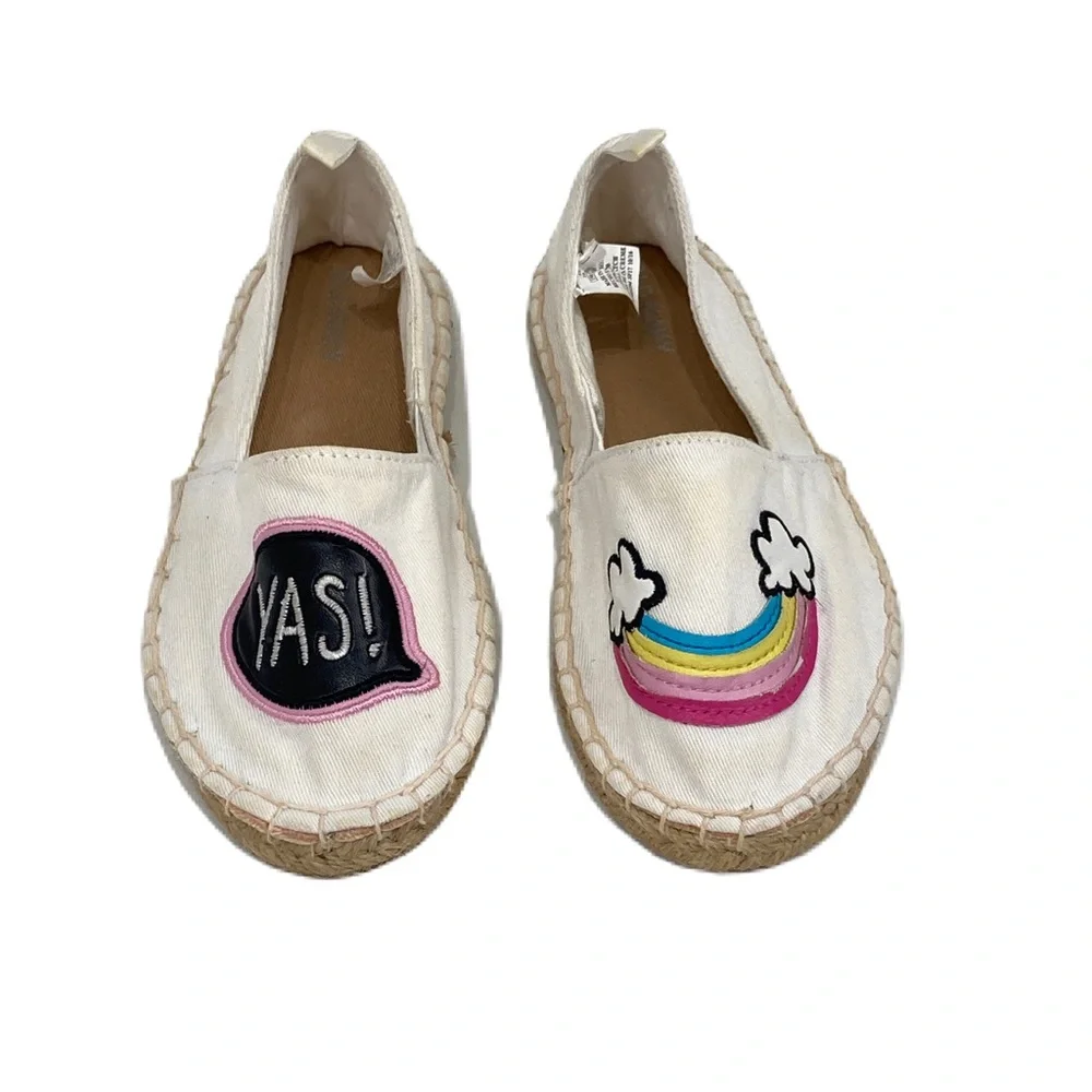 OLD NAVY Girls Patchwork Espadrilles 13